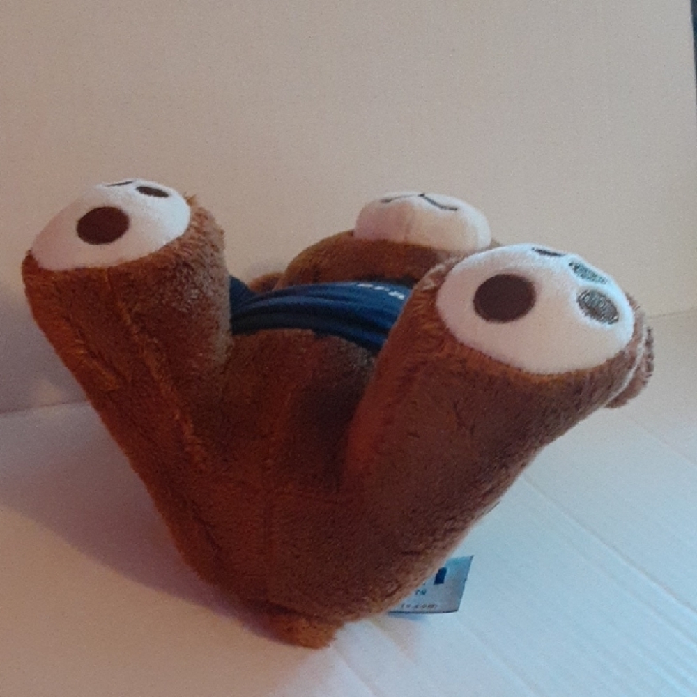 Bron MS Emerald Sailor Plush Teddy Bear - Brown and Blue - Picture 7 of 9